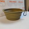 Portable Foldable Travel Water Bowl Food Dishes with Carabiner Clip for Traveling, Hiking, Walking - Image 5